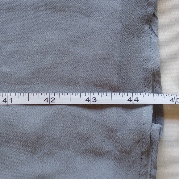 ASOS Lace & Crepe Midi Dress 6 Lined Pale Aqua Blue - Picture 7 of 7